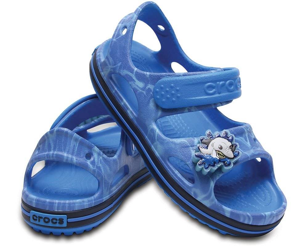 Crocs CROCBAND II LED Sandale 204106-4BJ cerulean blau / marineblau