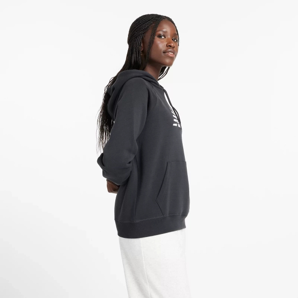 New Balance women's SPORT FLEECE LOGO HOODIE BK WT43524BK hoodie