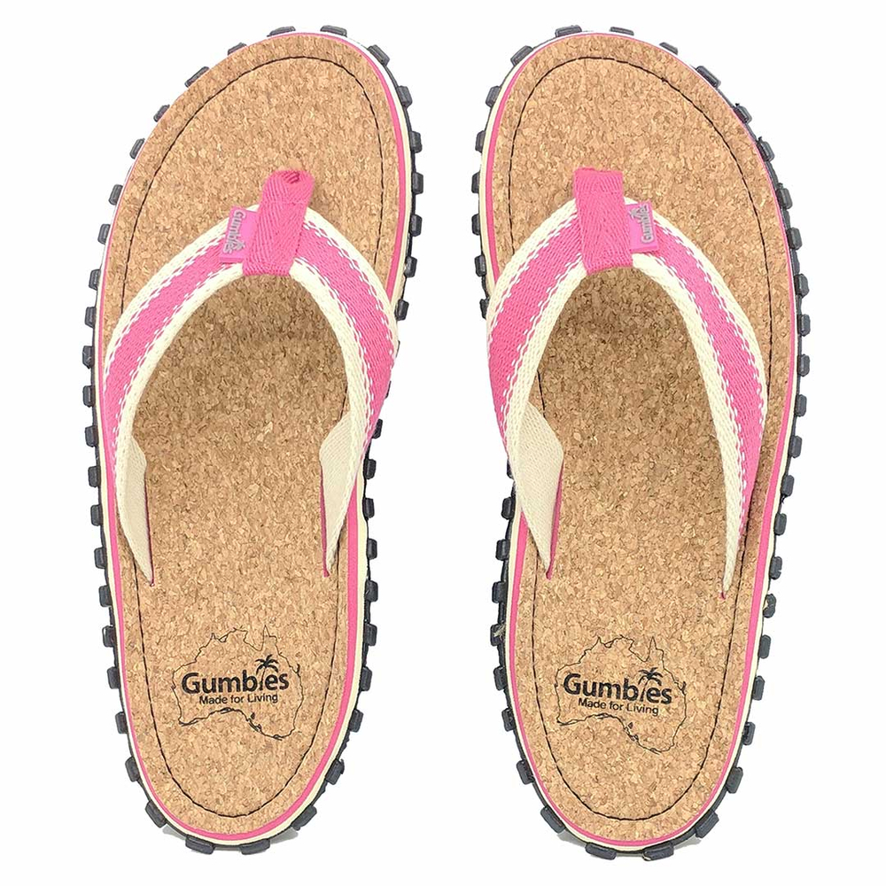 Gumbies - damskie japonki CORKER - PINK