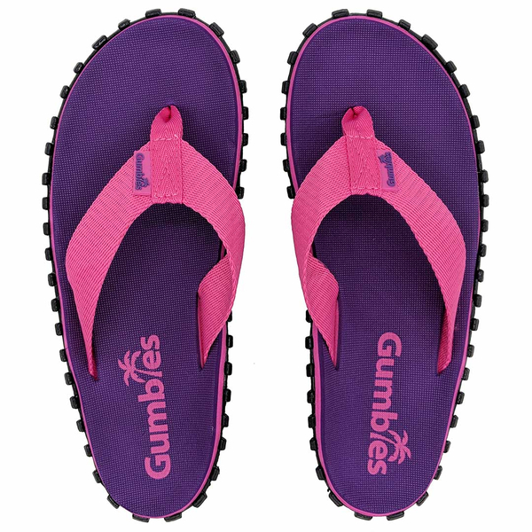 Gumbies - damskie japonki DUCKBILL - PURPLE