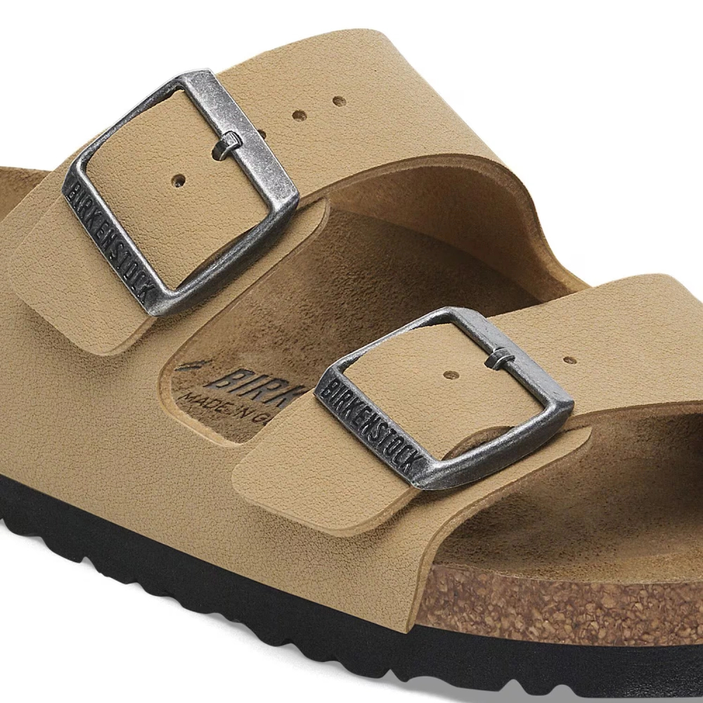 Birkenstock damskie klapki Arizona BS 1029151 BNIRKIBUC LATTE CREAM (szerokość wąska)