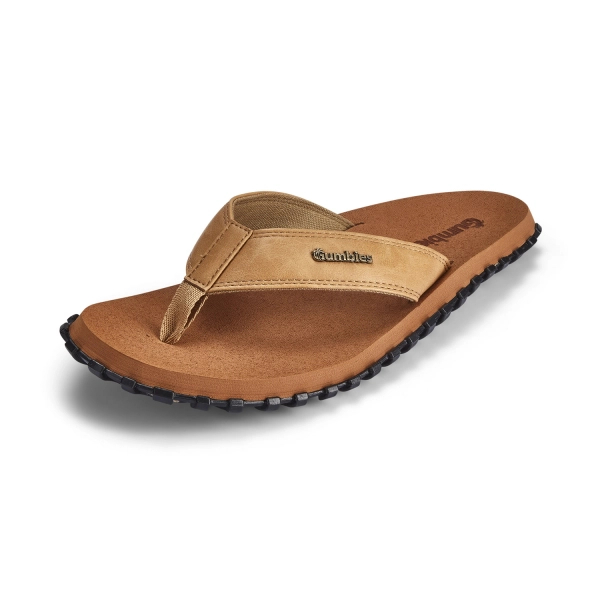 Gumbies Herren VEGOVERT FLIP-FLOPS UNISEX TAN flip flops