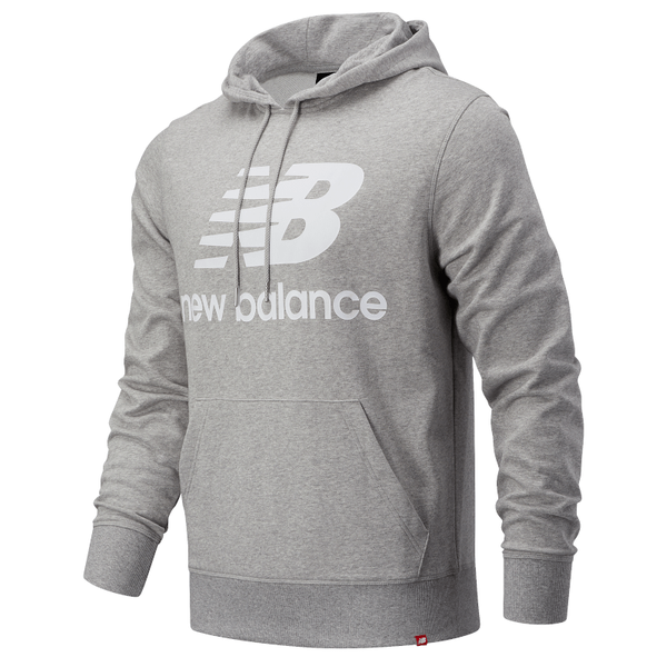 New Balance men's Essentials Stacked Logo PO AG MT03558AG hoodie