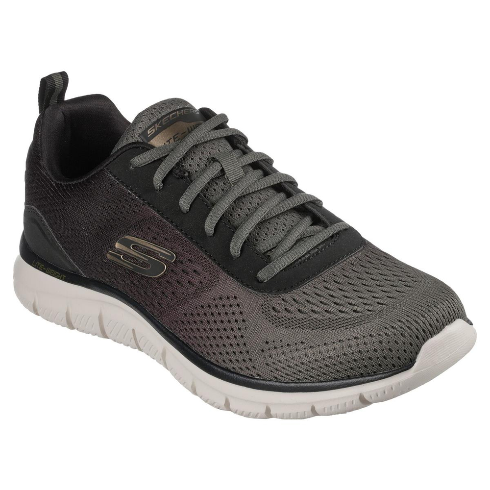 Skechers men's Track Ripkent shoes 232399 OLBK - Olive/Belk
