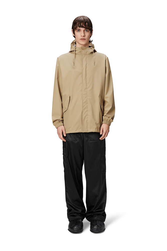 Rains płaszcz przeciwdeszczowy unisex FISHTAIL JACKET W3 18010 24 SAND