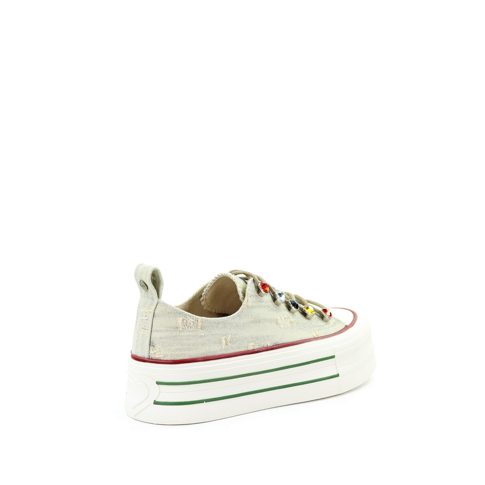 GOE Damen beige Turnschuhe RR2N4105 BEIGE