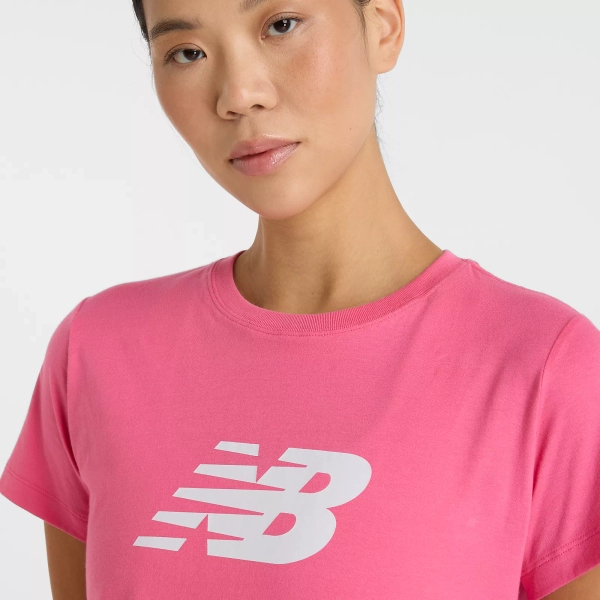 New Balance women's SPORT JERSEY LOGO T-SHIRT DAB WT43582DAB T-shirt