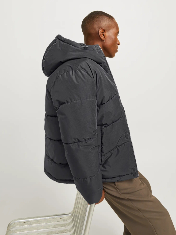 Jack&Jones Herren Daunen Winterjacke JJWORLD PUFFER JACKET 12259850 ASPHALT