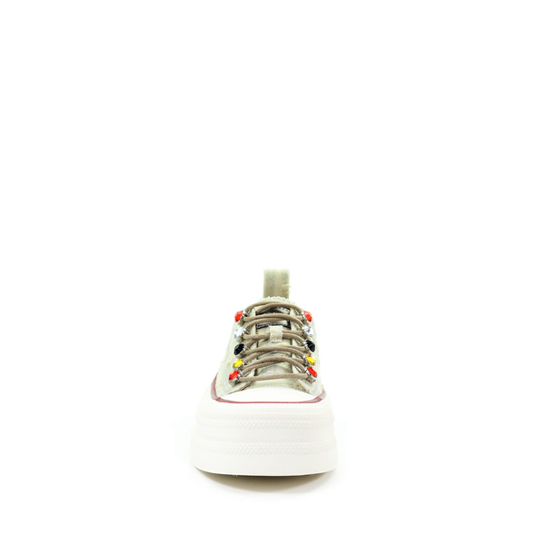 GOE Damskie trampki beżowe RR2N4105 BEIGE