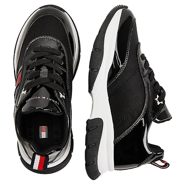 Tommy Hilfiger lakierowane buty młodzieżowe T3A4-31179-1022999
