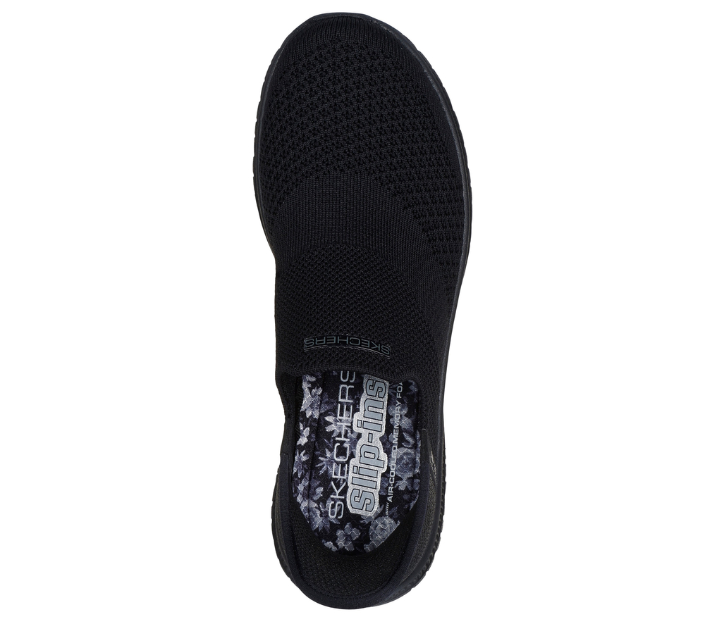 Skechers Damen Slipper Schuhe: Virtue - Sleek 104425 BBK