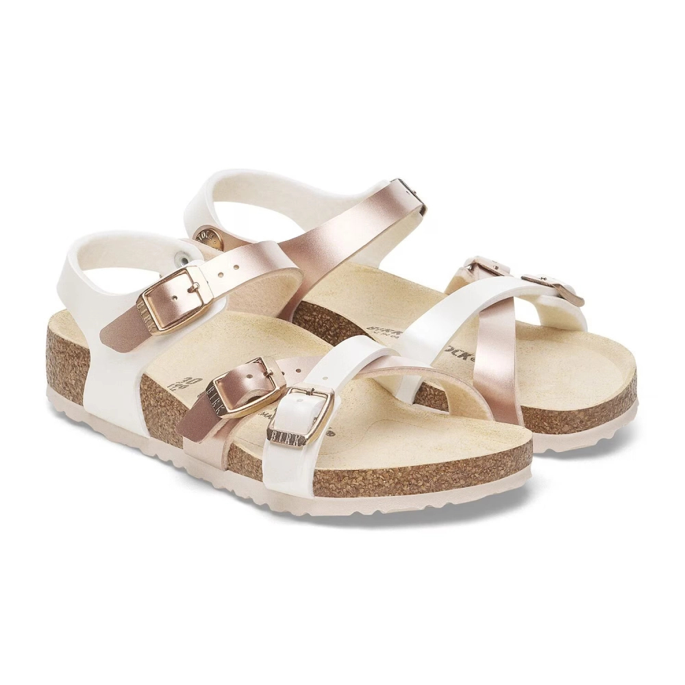 Birkenstock sandals KUMBA SPLIT KIDS 1029411 Electric Metallic Pearl/Copper (standard width)