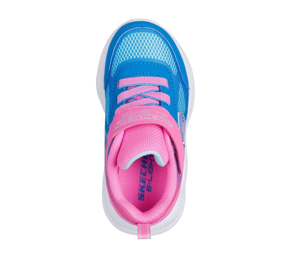 Skechers children's shoes S-Lights: Sola Glow - Ombre Deluxe 303714N HPBL pink
