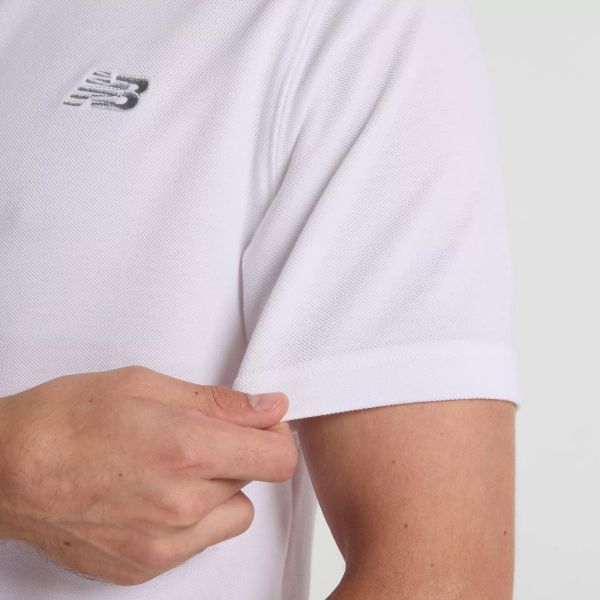 New Balance herren-T-Shirt COTTON PIQUE POLO WT MT51519WT