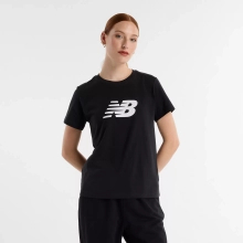 New Balance women's S/S SPORT JERSEY LOGO T-SH BK T-shirt WT43582BK