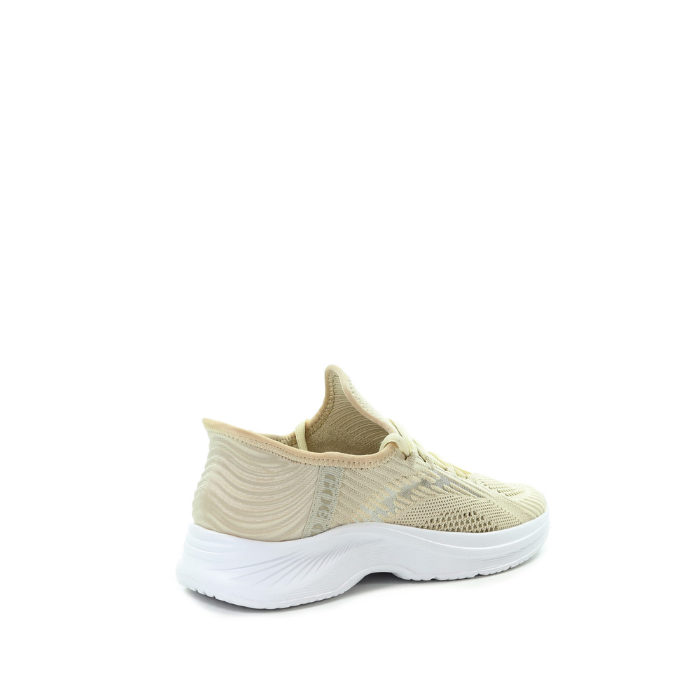 GOE Damskie sneakersy beżowe Slip-ins RR2N4089 BEIGE