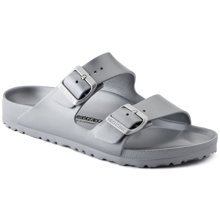 Birkenstock women's Arizona EVA flip-flops 1003491 SILVER (narrow width)