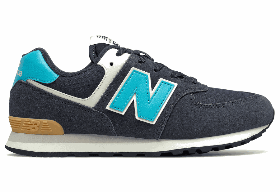 New Balance navy blue youth shoes GC574MS2