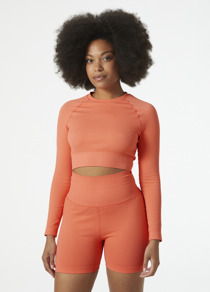 Helly Hansen damska koszulka W ALLURE SEAMLESS CROP LS TOP 53939 284