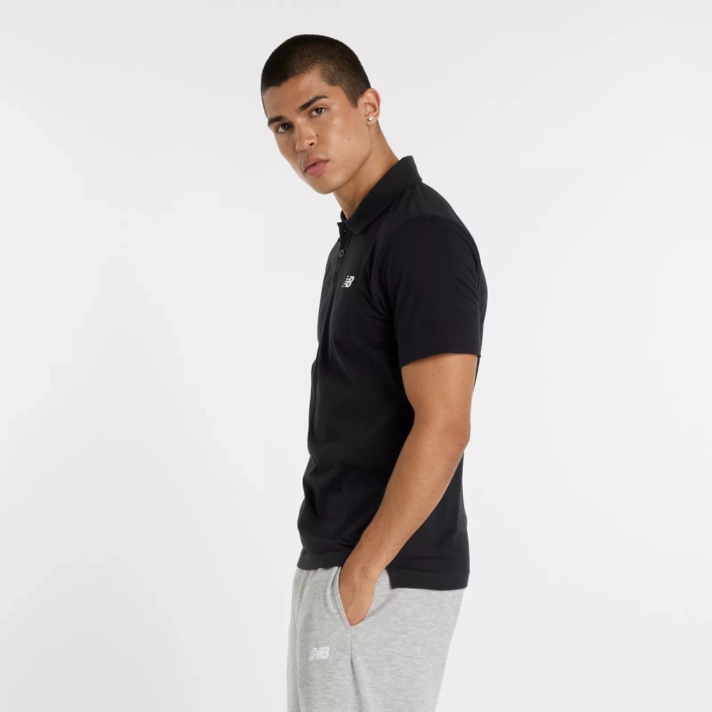 New Balance herren-T-Shirt JERSEY POLO BK MT51504BK