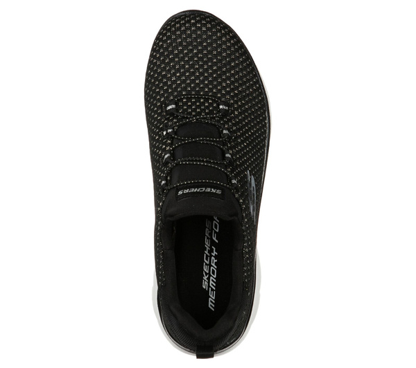 Skechers damskie buty sneakersy Summits - Bright Bezel 149204/BKSL - czarne