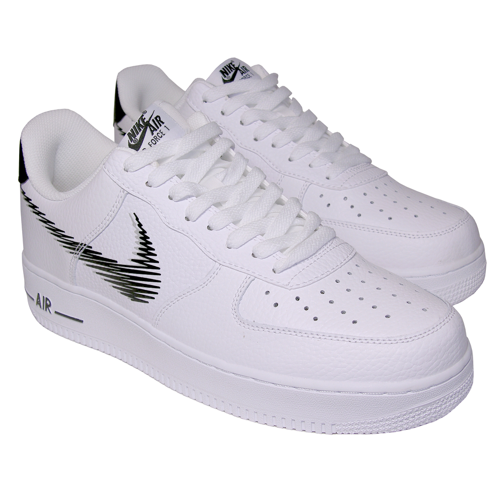 Nike Air Force 1 LOW ZIG ZAG DN4928 100 - Białe