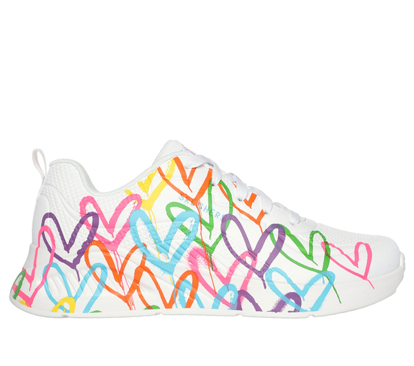 Skechers Damen Turnschuhe JGoldcrown: Uno Lite - Heart of Hearts 177977 WMLT