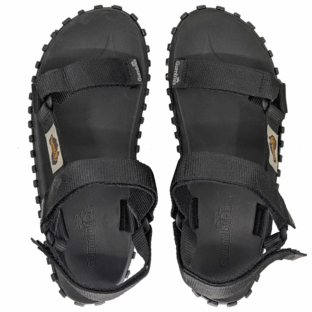 Gumbies Unisex Scrambler Sandale - schwarz