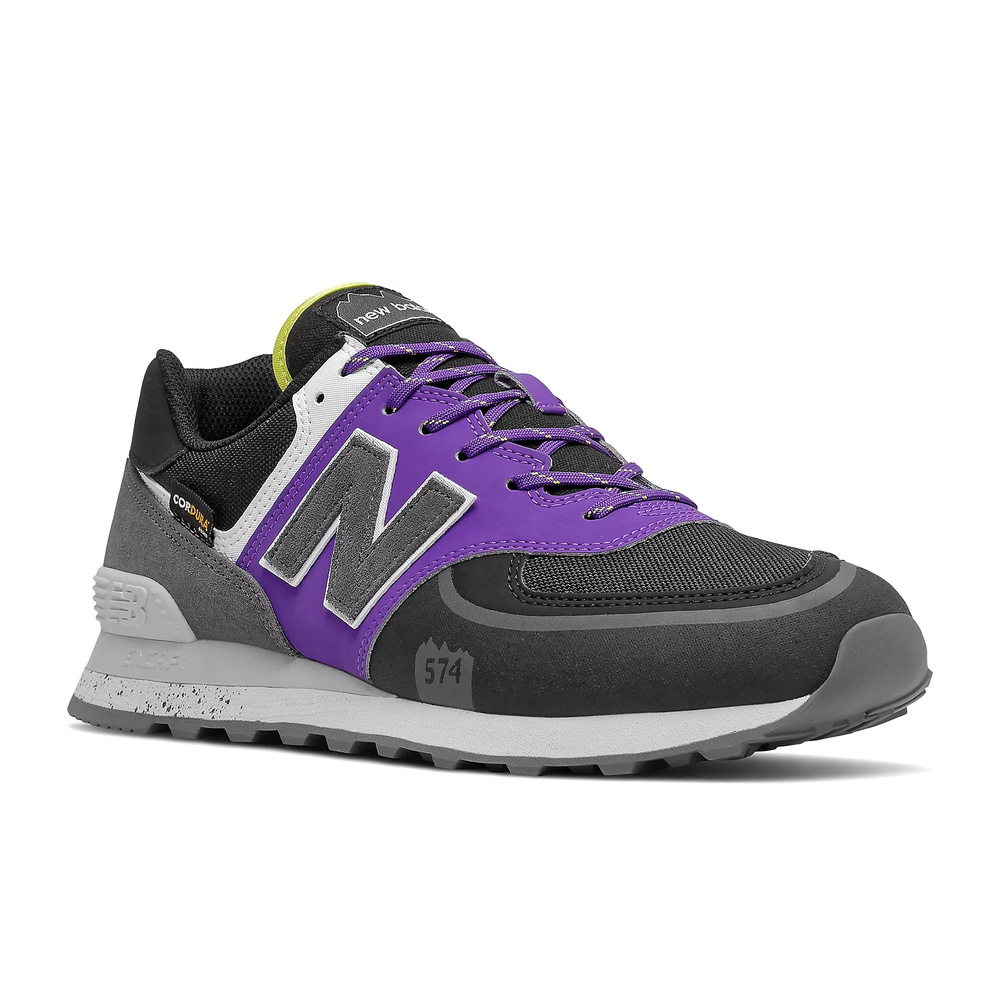 New Balance men's athletic shoes U574TY2 - black and purple