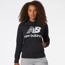 New Balance damen-Kapuzenpullover NB ESSENTIALS PULLOVER HOODIE BK WT03550BK