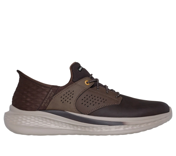 Skechers męskie sneakersy SLADE-MACKLIN 210890 CHOC
