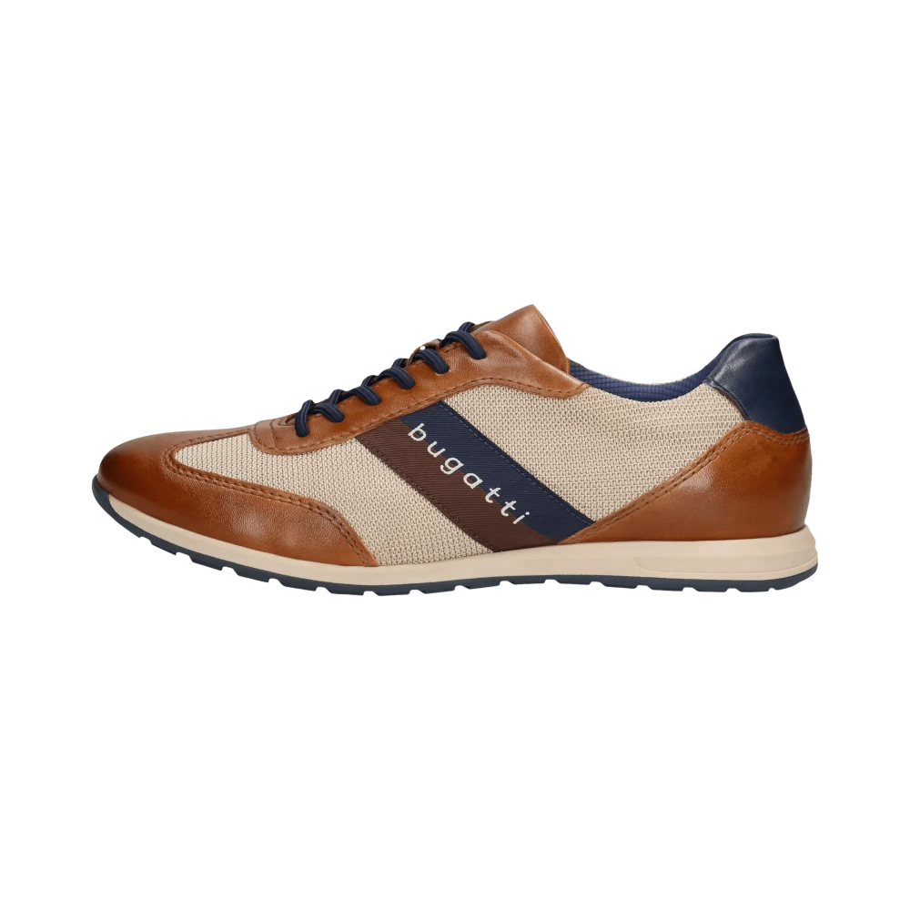 Bugatti men's sports shoes 311-A9Q05-4169-6352 COGNAC/BEIGE