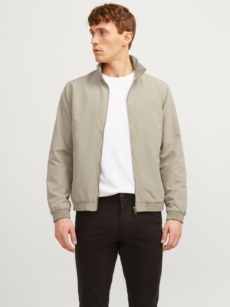 Jack&Jones Bomberjacke JJERUSH HARRINGTON BOMBER NOOS 12204277 CROCKERY