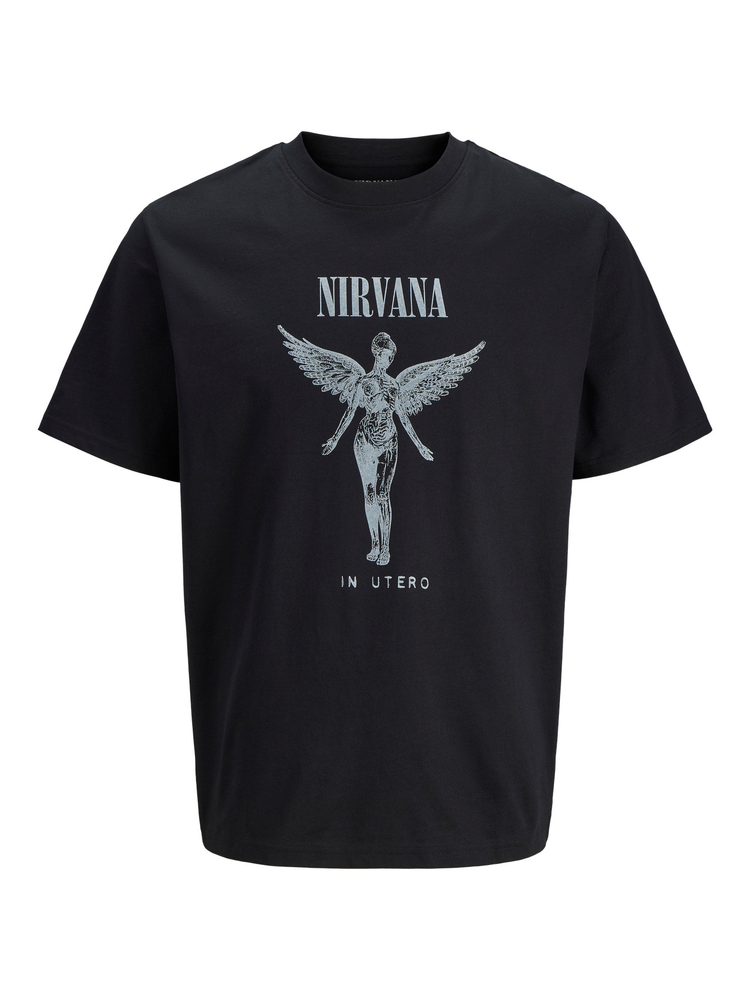 Jack&Jones T-shirt Nirvana JPRBLUNIRVANA SS TEE 12287521 BLACK