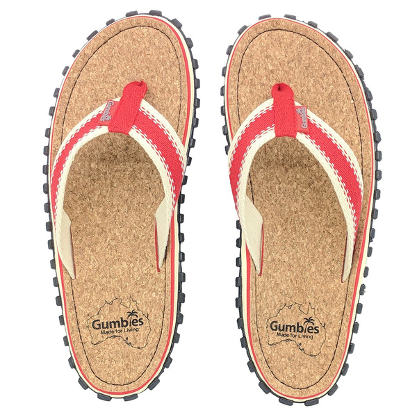 Gumbies - Corker unisex flip flops - Red