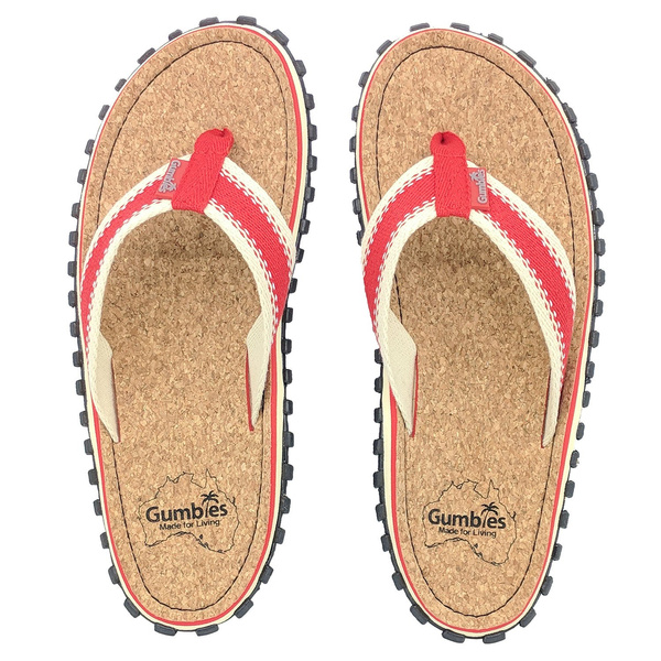 Gumbies - Corker Unisex-Flip-Flops - Rot