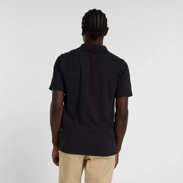 New Balance herren-T-Shirt COTTON PIQUE POLO BK MT51519BK