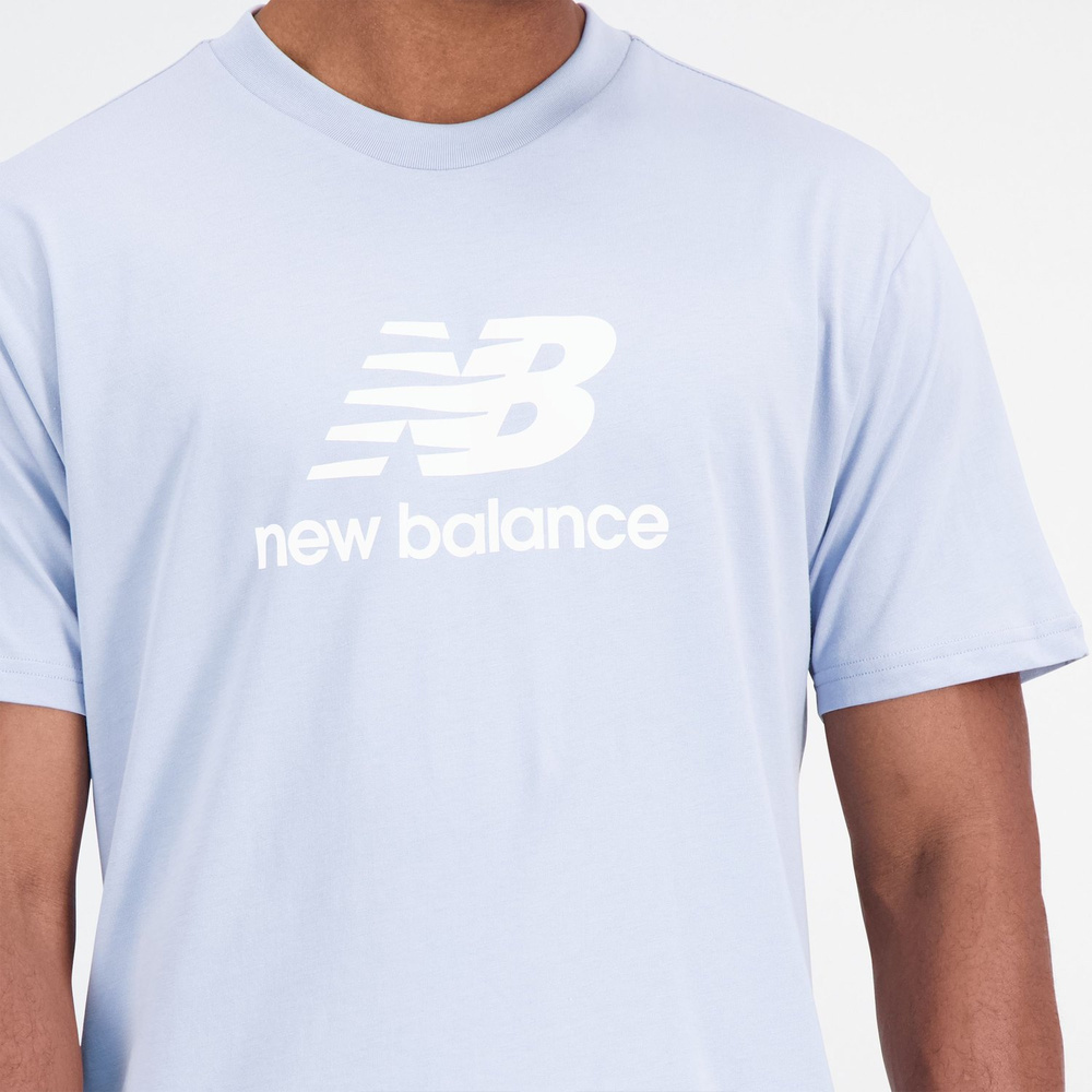 New Balance koszulka ESSENTIALS STACKED LOGO CO LAY MT31541LAY