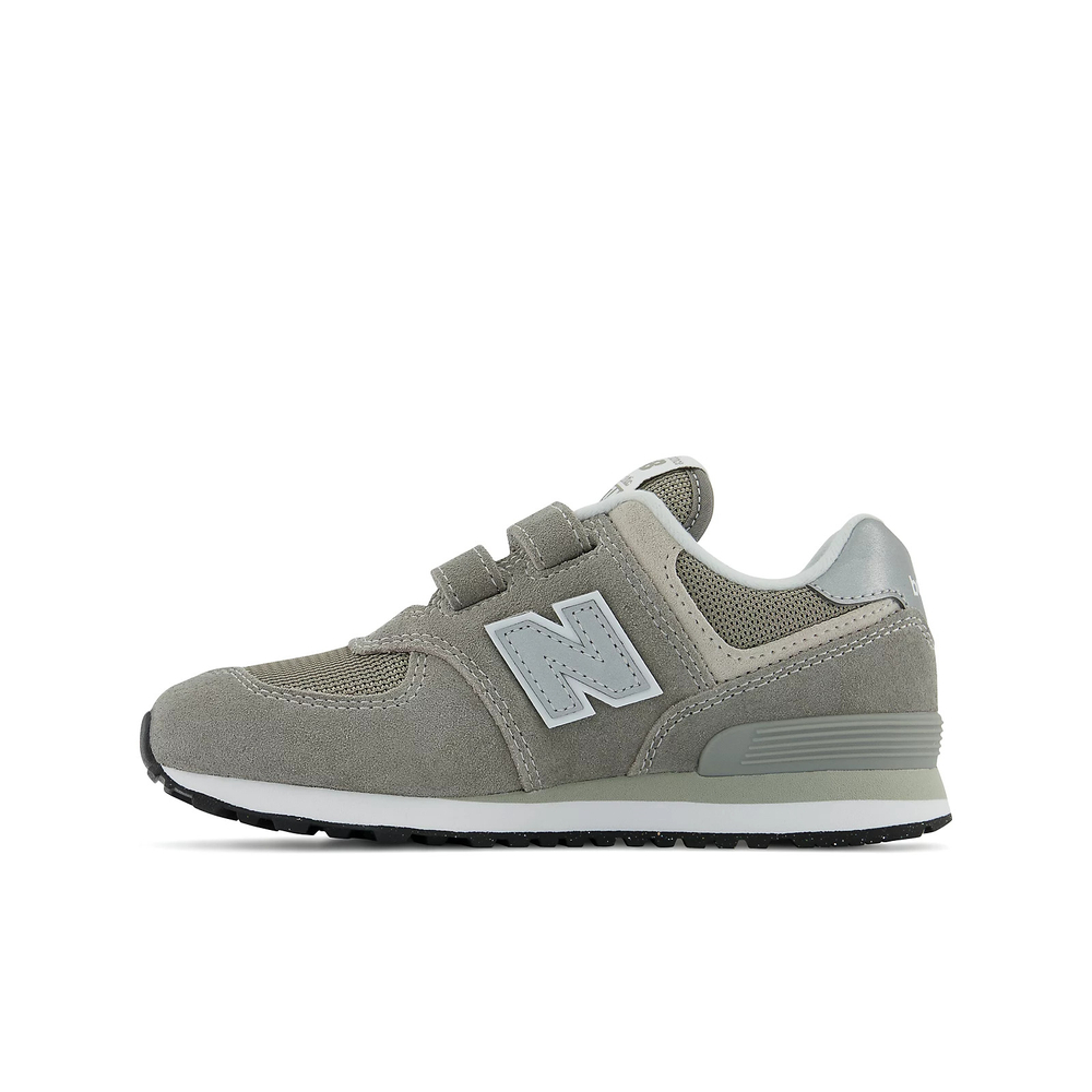 New Balance Kinder Klettverschluss Schuhe PV574EVG - grau