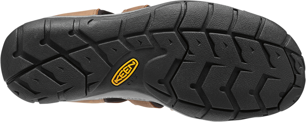 Keen męskie sandały CLEARWATER CNX LEATHER DARK EARTH/BLACK  1013106
