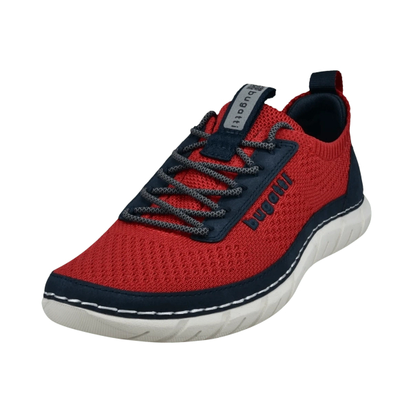 Bugatti Herren-Sportschuhe 321-ASM01-6950-3041 ROT/DUNKELBLAU