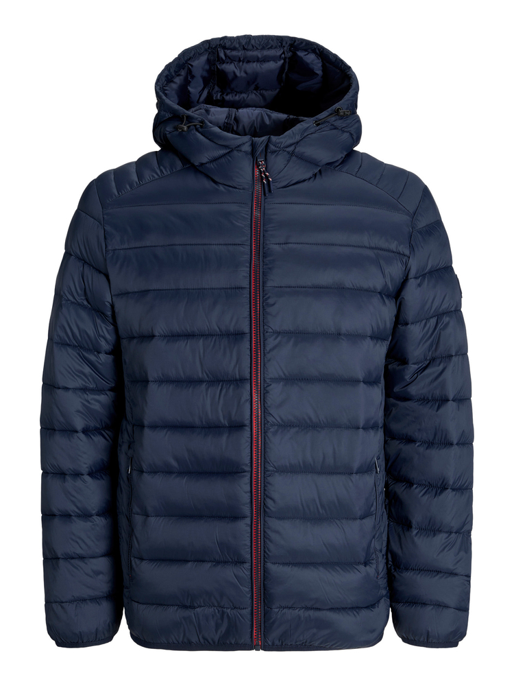 Jack&Jones men's down jacket JJEBRADLEY LIGHT PUFFER HOOD NOOS 12280970 SKY CAPTAIN