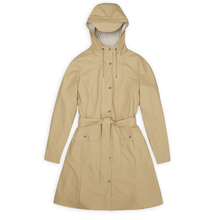 Rains women's raincoat CURVE W JACKET W3 18130 24 SAND