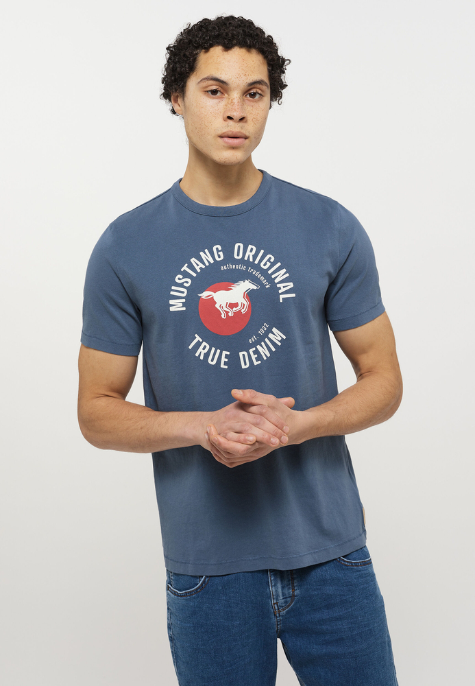 Mustang Herren Alex C Print T-Shirt 1012147 5315