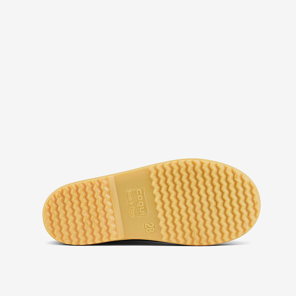 Coqui RAINY COLLAR children's shoes 8508-636-2412 ANTRACIT/YELLOW HERO