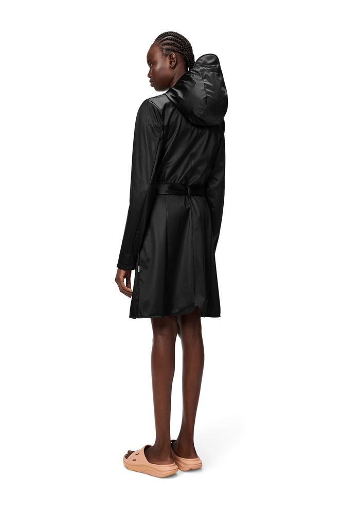 Rains płaszcz przeciwdeszczowy damski CURVE W JACKET W3 18130 01 BLACK