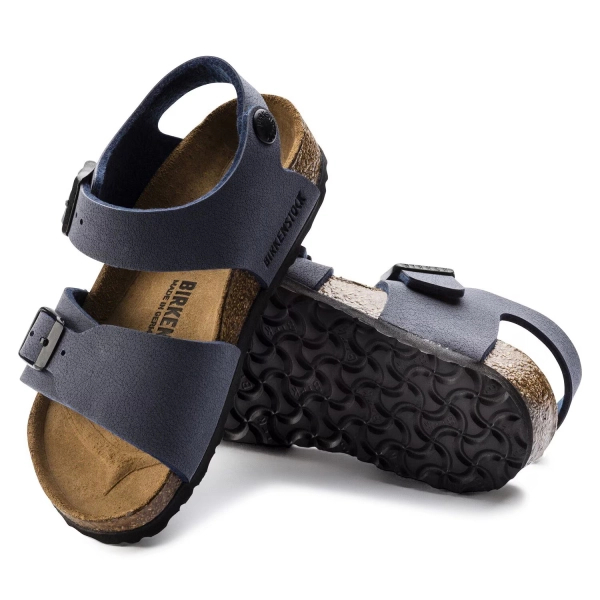 Birkenstock sandały New York Kids BS 0087771 NAVY (szerokość standardowa)