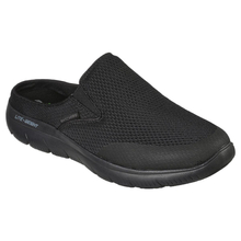 Skechers męskie czarne klapki Summits Vindicator 232296 BBK black