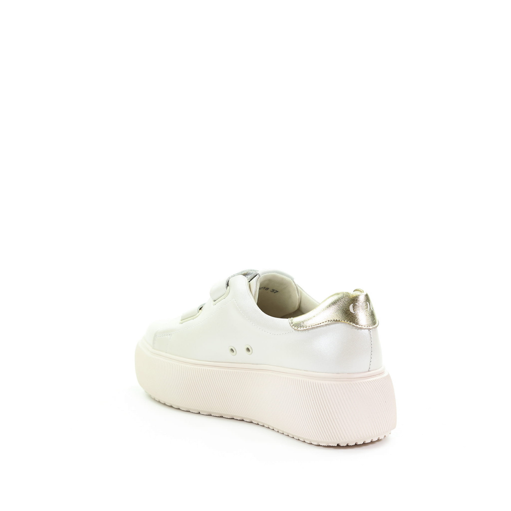 GOE Damskie sneakersy beżowe RR2N4018 BEIGE METALLIC