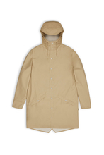 Rains unisex rain jacket LONG JACKET 12020 24 SAND
